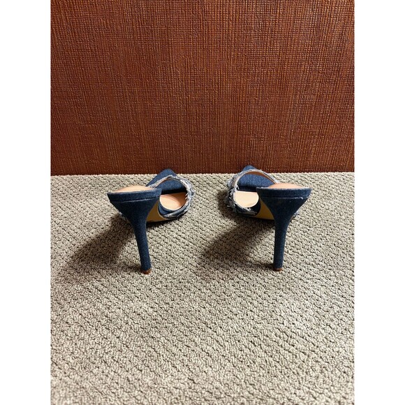 Shein Denim Heels Size 7.5 (38 Europe) - Picture 3 of 4